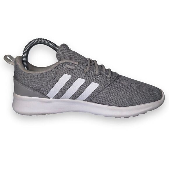 Adidas QT Racer 3.0 Cloudfoam Running Shoes "Grey White" FY8312 Women's 6 - Picture 7 of 11
